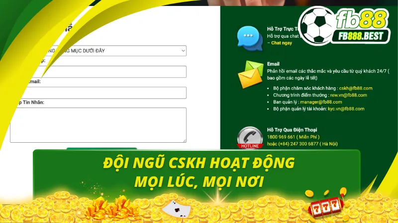 Dịch vụ CSKH tận tâm túc trực liên tục
